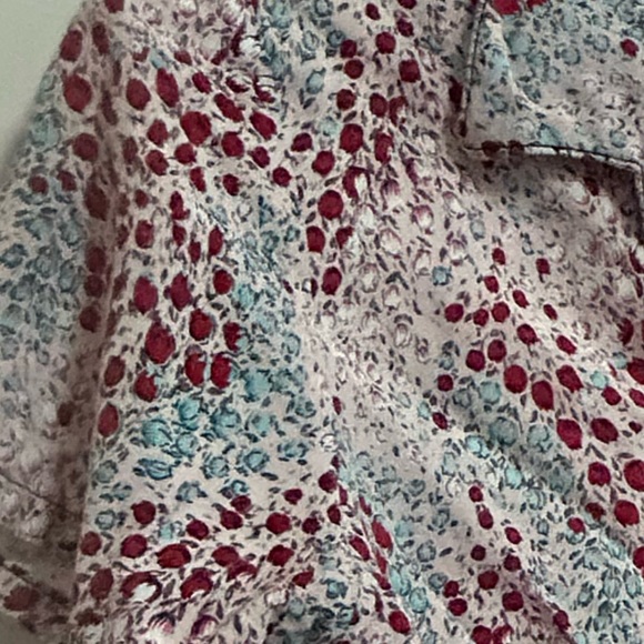 American Apparel Short Sleeve Tie Waist Blouse - Picture 10 of 10